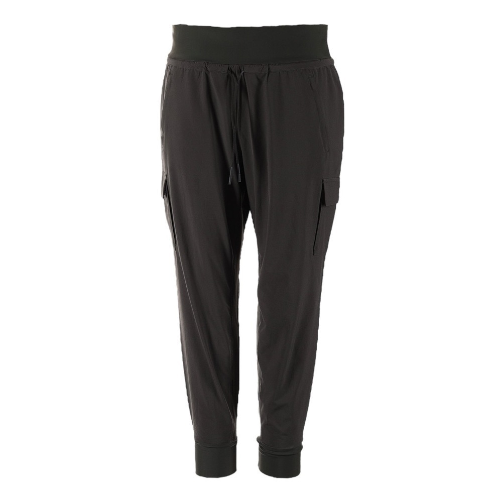 Athleta Sutton Utility Cargo Jogger Pants Gray Size 16 Plus UPF 50+ Stretch